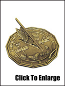 Rome's #2318 butterfl;y sundial