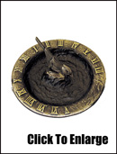Rome's #2322 birdbath sundial