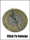 Rome's #2345 father time sundial