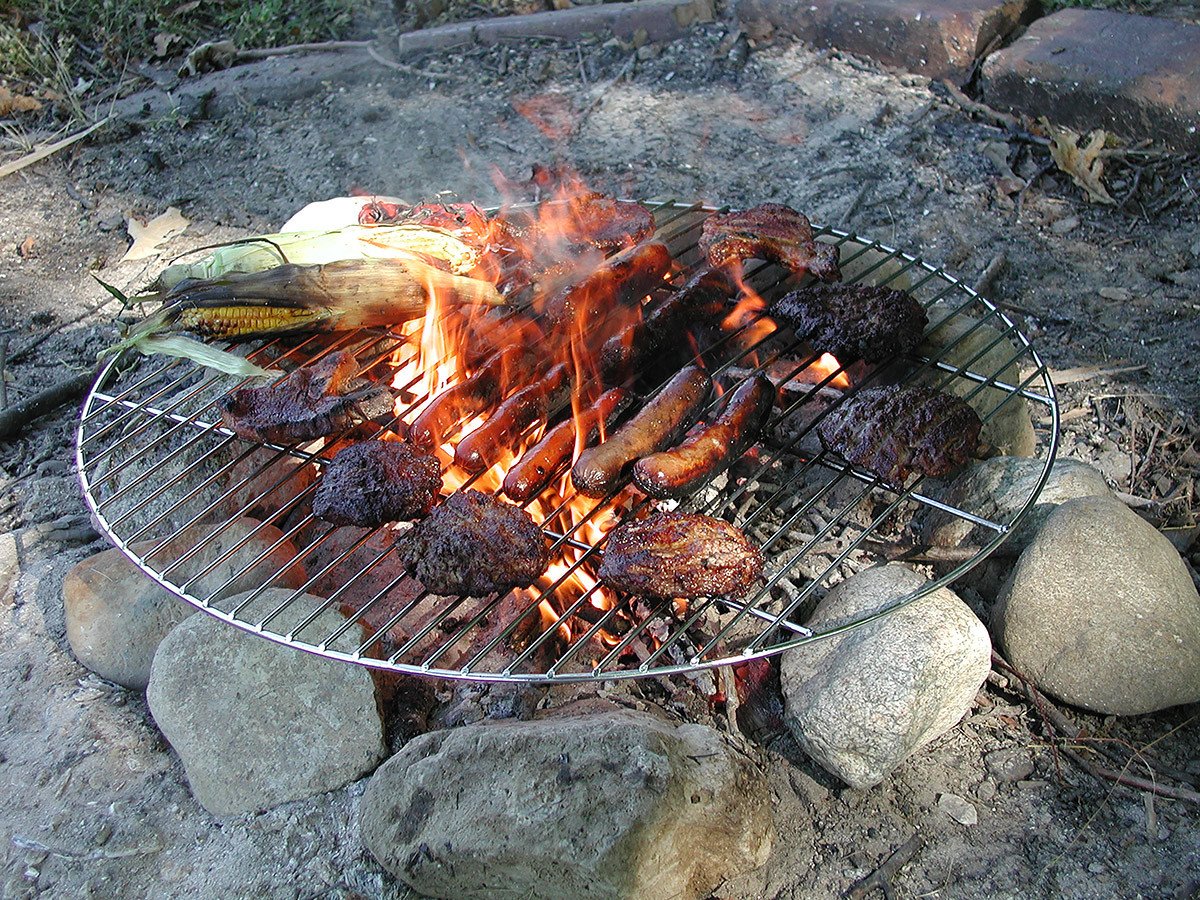 Campfire shop ring grill